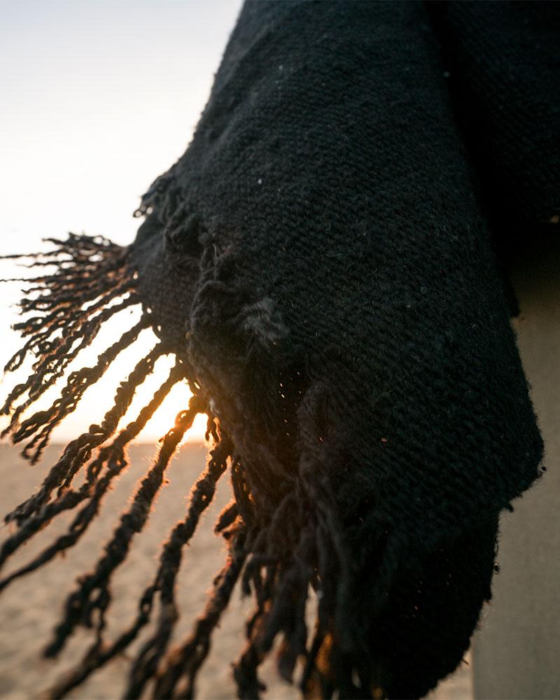 Falsa Charcoal Blanket - LEUS Towels