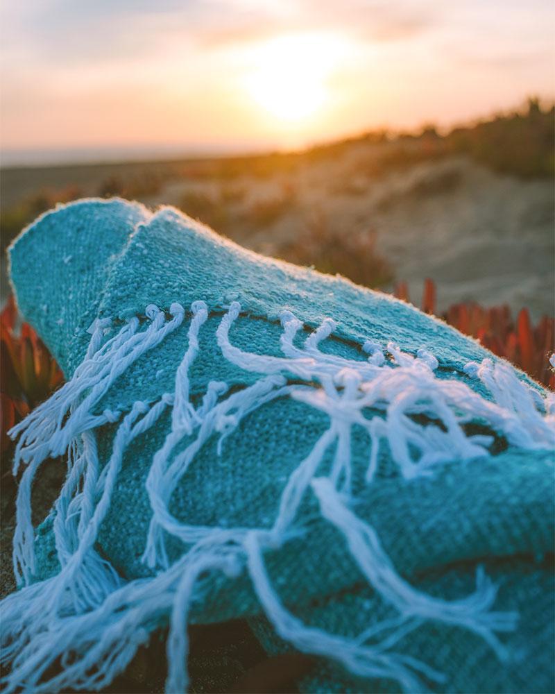 Falsa Seafoam Blanket - LEUS Towels
