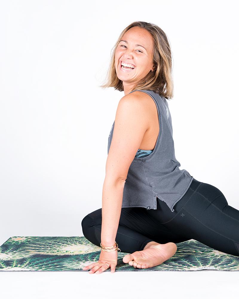 Cacti Yoga Towel - LEUS Towels